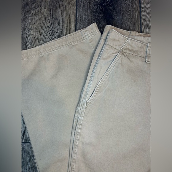 Dockers Women’s Cargo Pants Size 16 Khaki Beige Cotton Relaxed Fit - Picture 7 of 16